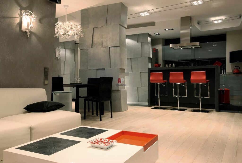 Constructivism style in interior design