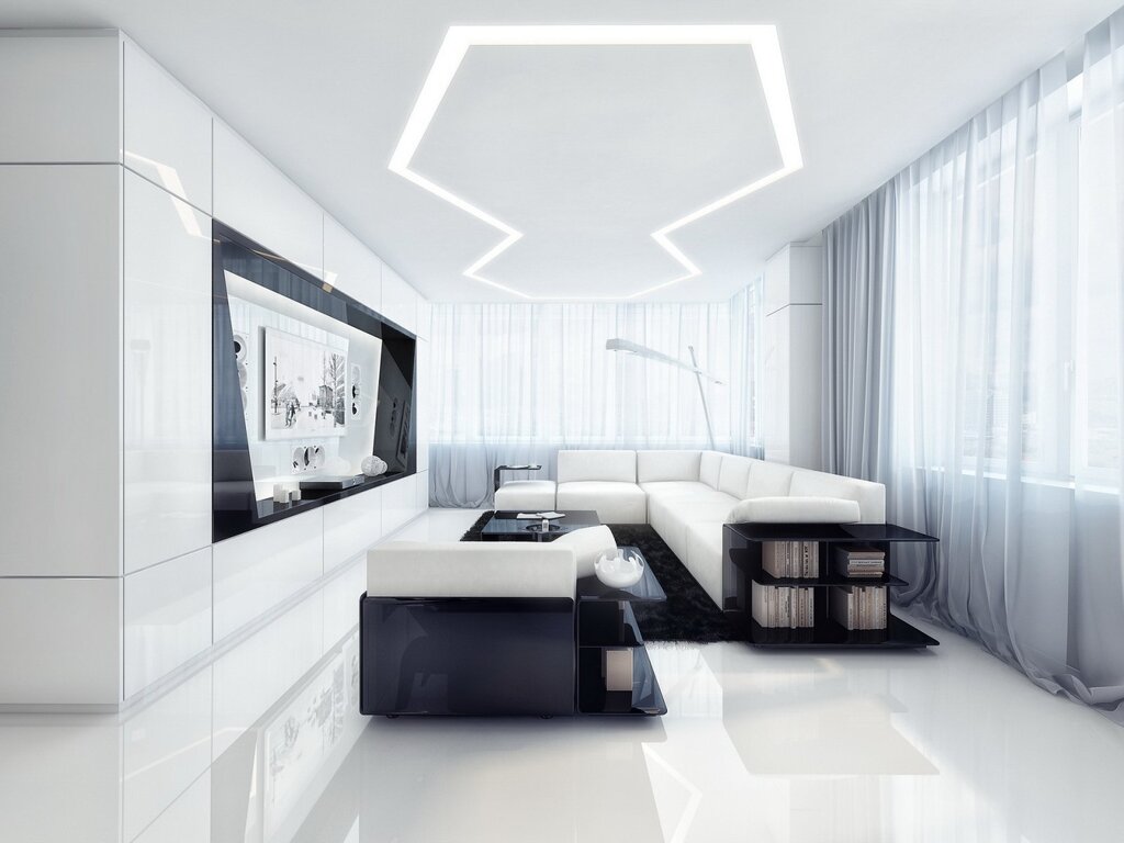 Minimalism style in interior design