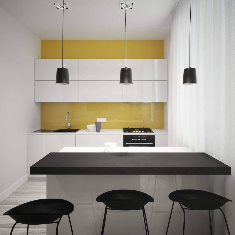 Minimalist style in kitchen interior