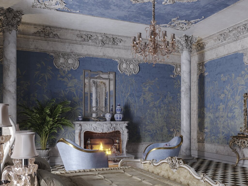 Rococo style in interior design