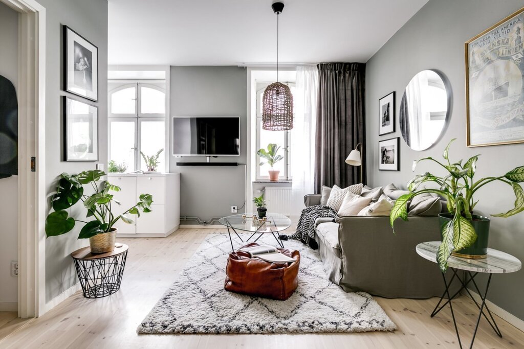 Scandinavian style in apartment interior