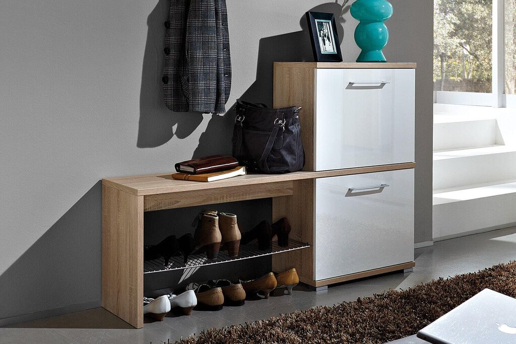 Stylish shoe cabinet for the hallway