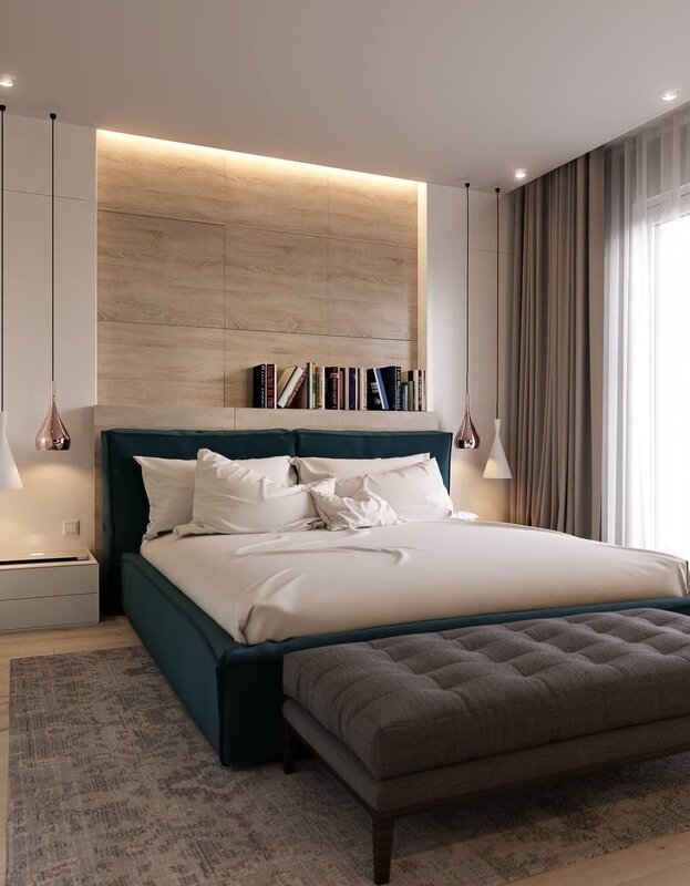 Stylish modern bedroom