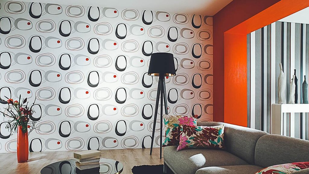 Stylish wallpaper for walls