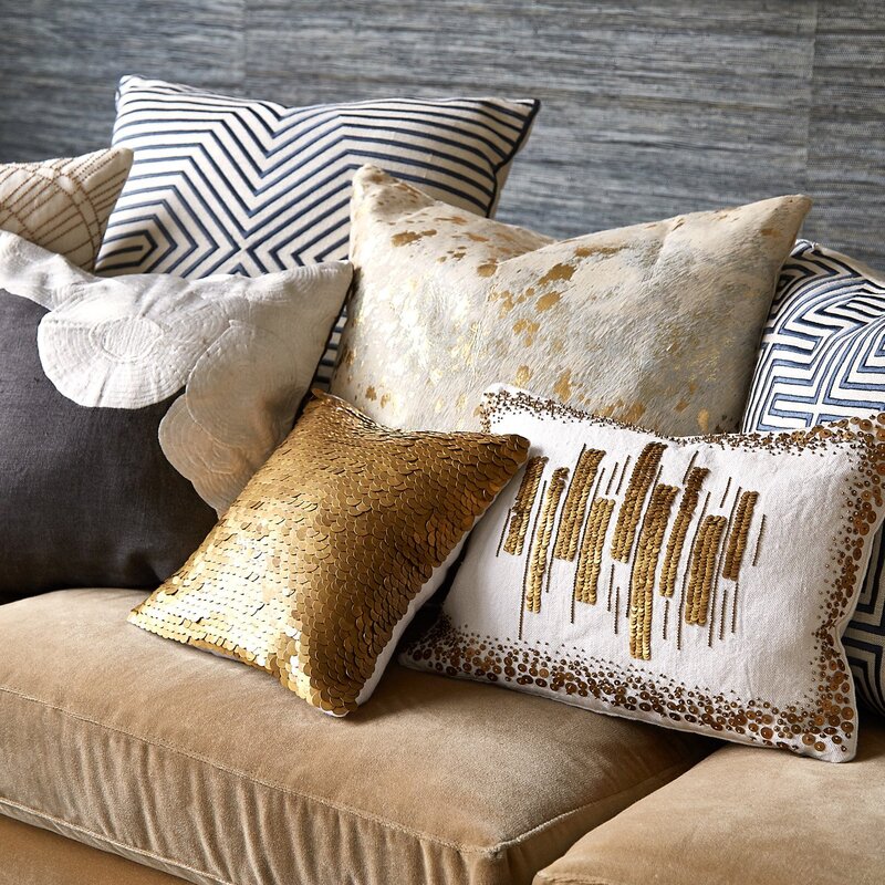 Stylish sofa cushions