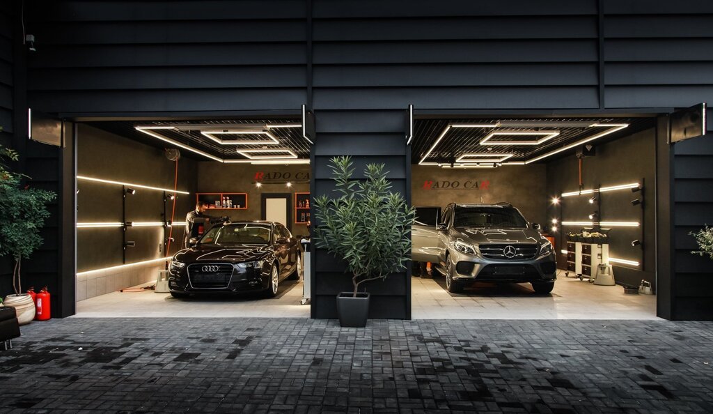 Stylish garage