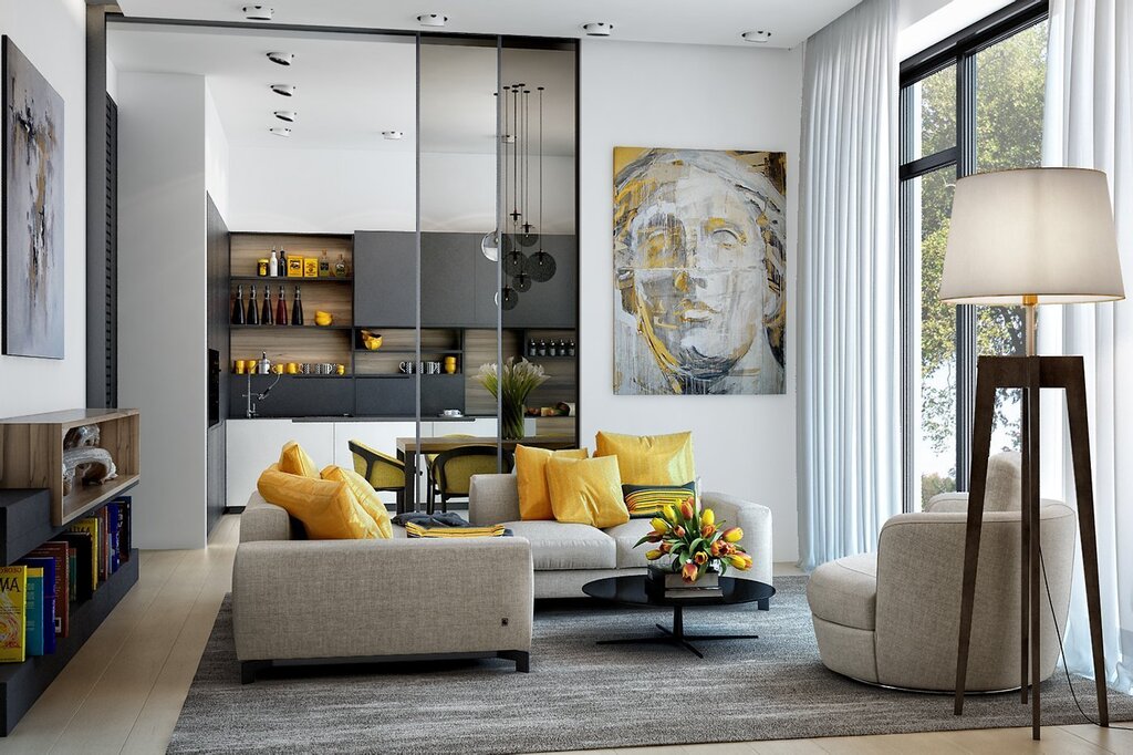 Stylish apartment interior