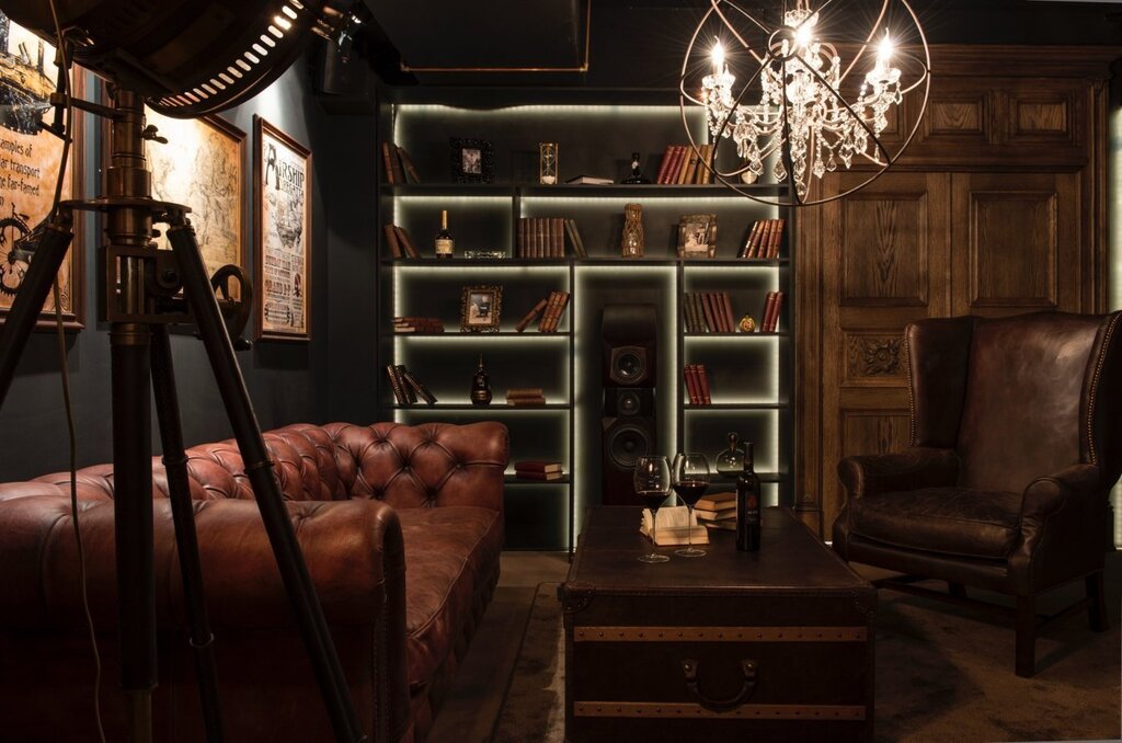 Steampunk apartment interior