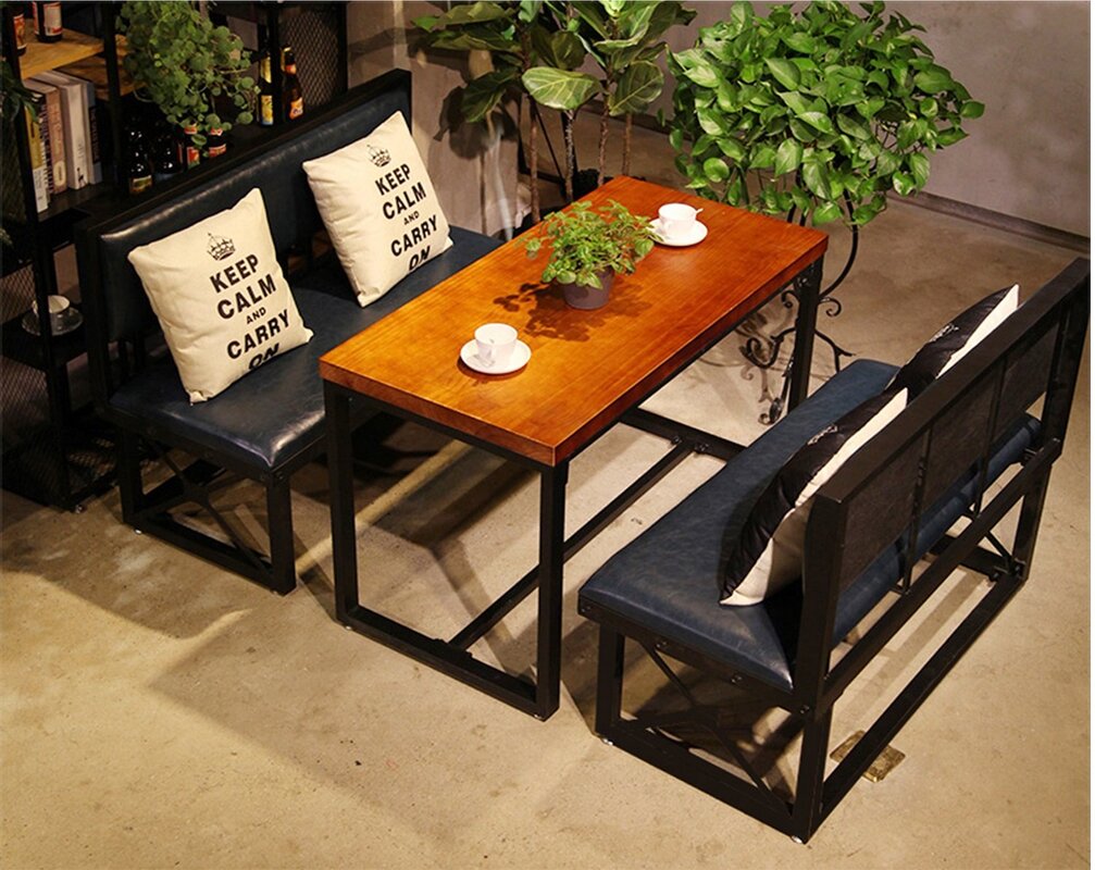 A loft-style café table