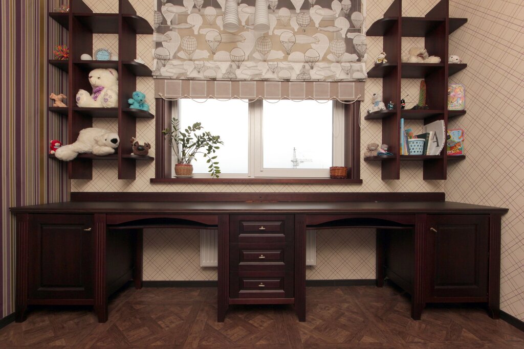 Table with shelves