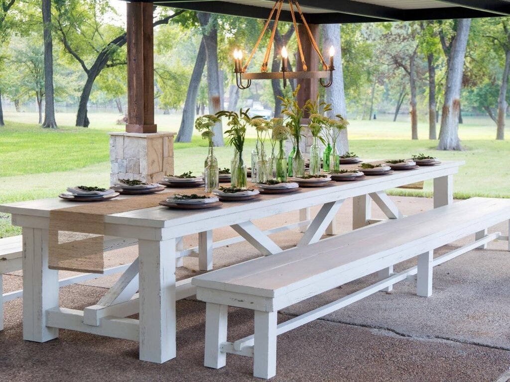 Table for the gazebo