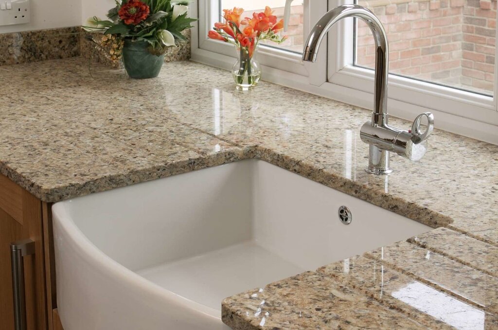 Countertop made of artificial stone