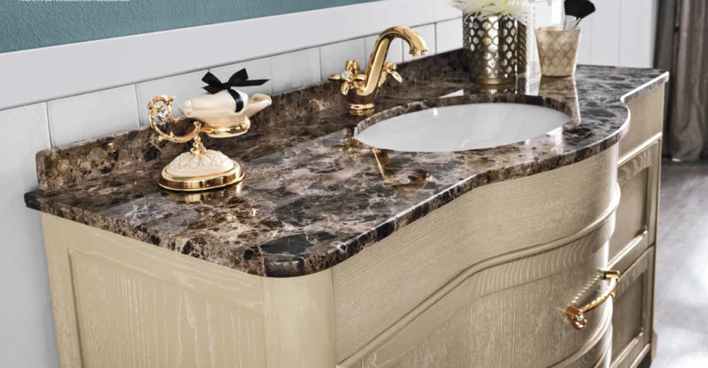 Countertop made of artificial marble