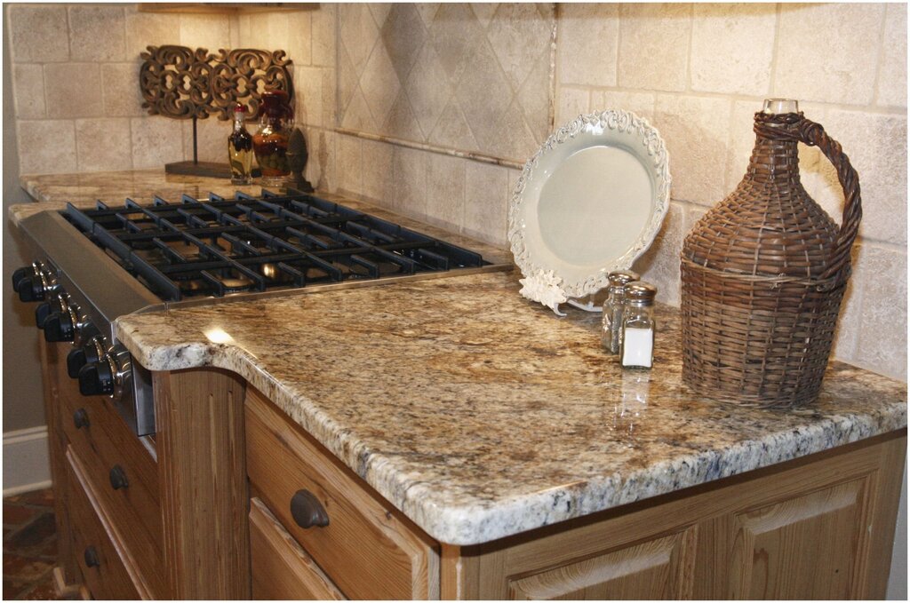 Tile countertop