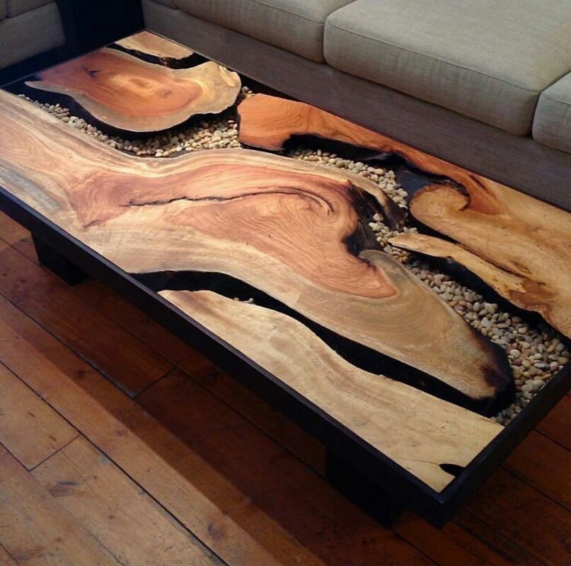 Solid wood countertop