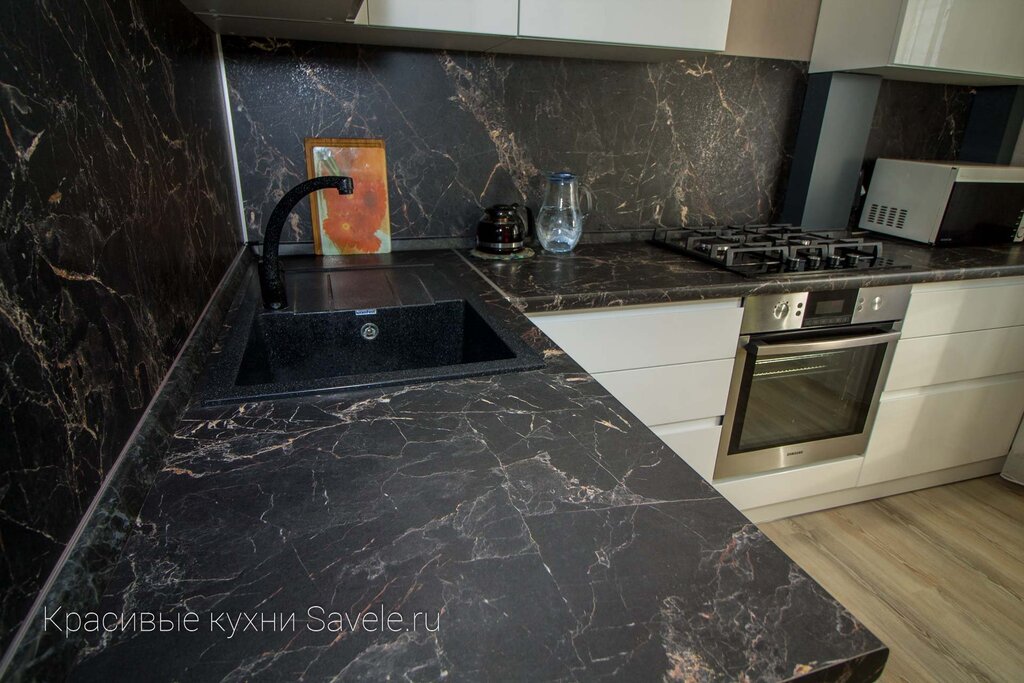 Countertop Lazio black marble