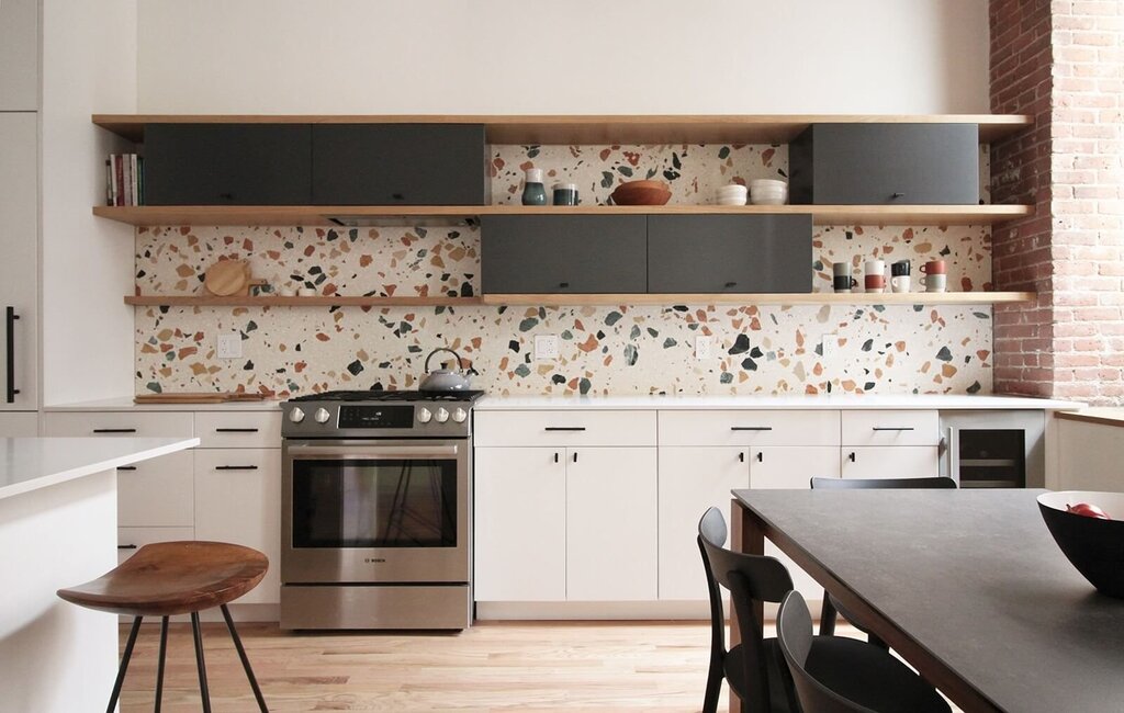 Terrazzo countertop