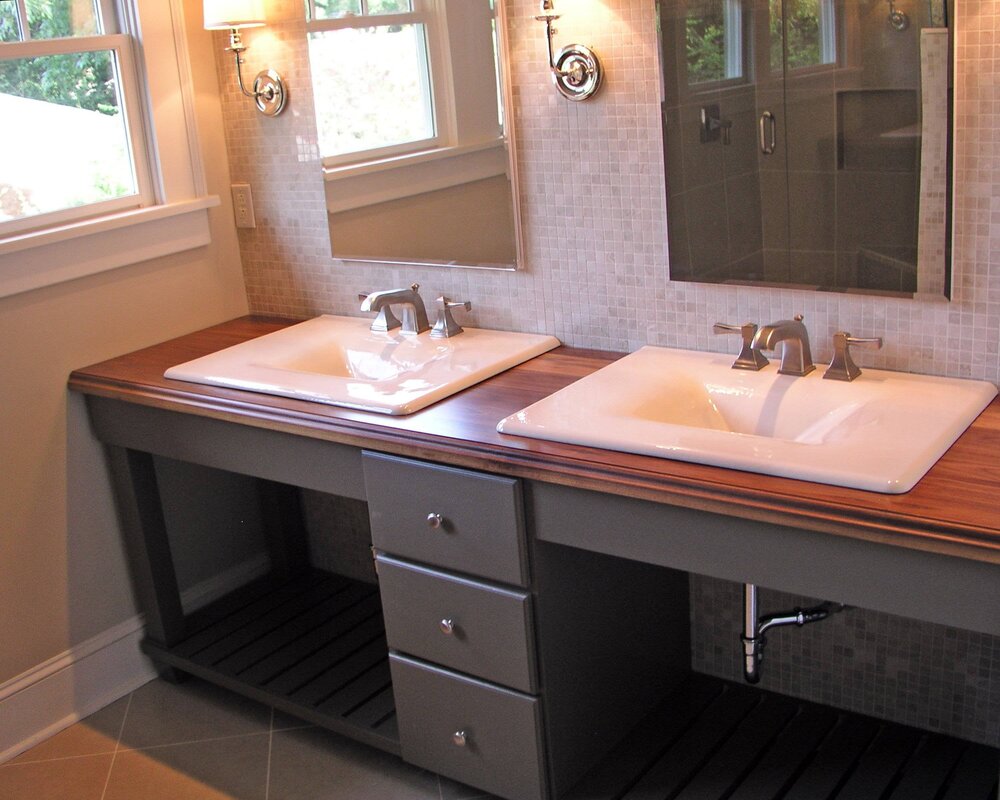 Countertop for the bathroom