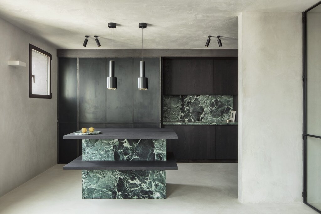 Green marble countertop 29 фото