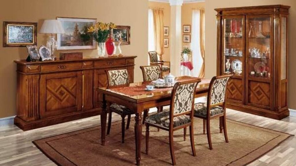 Dining set for the living room