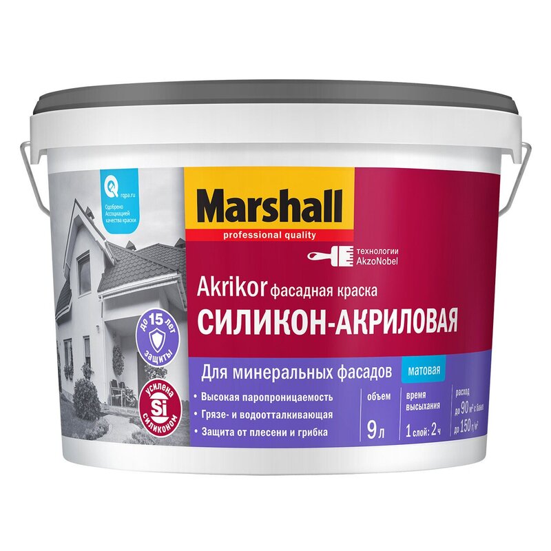 Structural paint for the facade