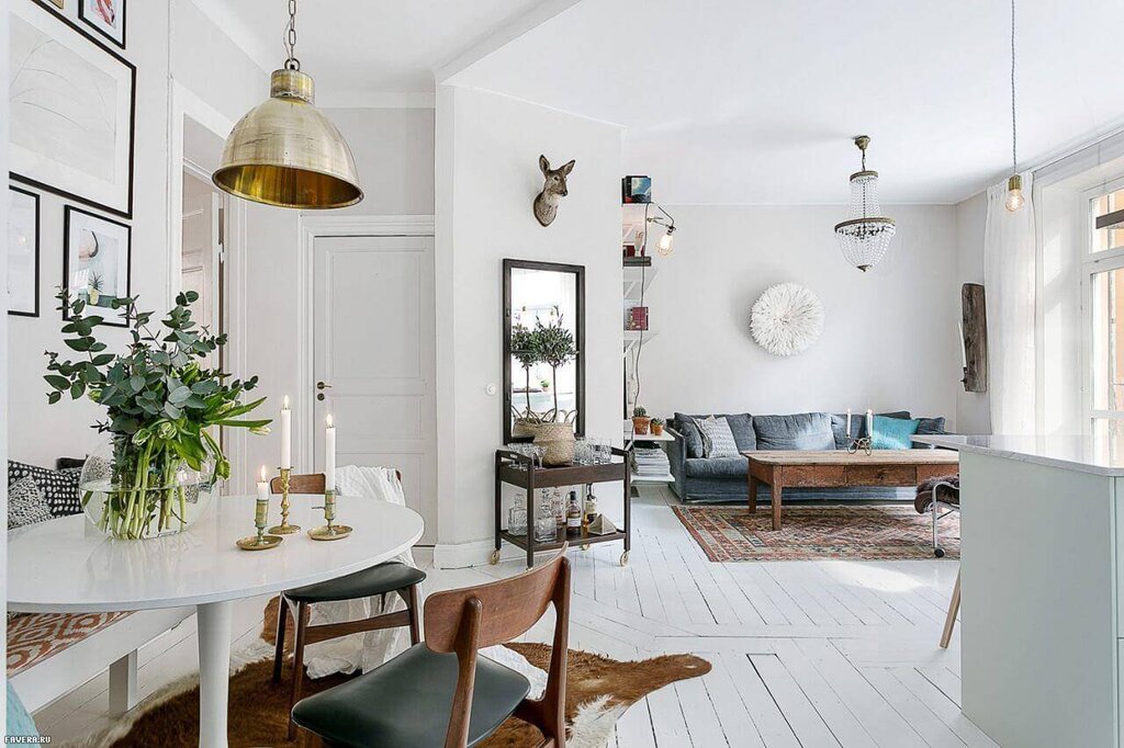 Studio in Scandinavian style