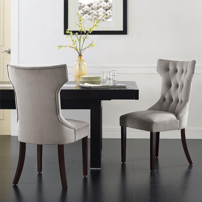 Chairs in the kitchen interior