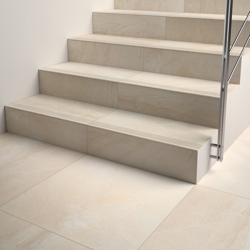 Steps made of Kerama Marazzi porcelain stoneware