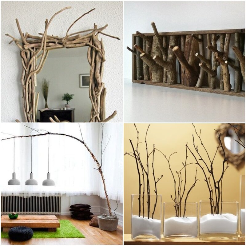 Dry branches for decoration