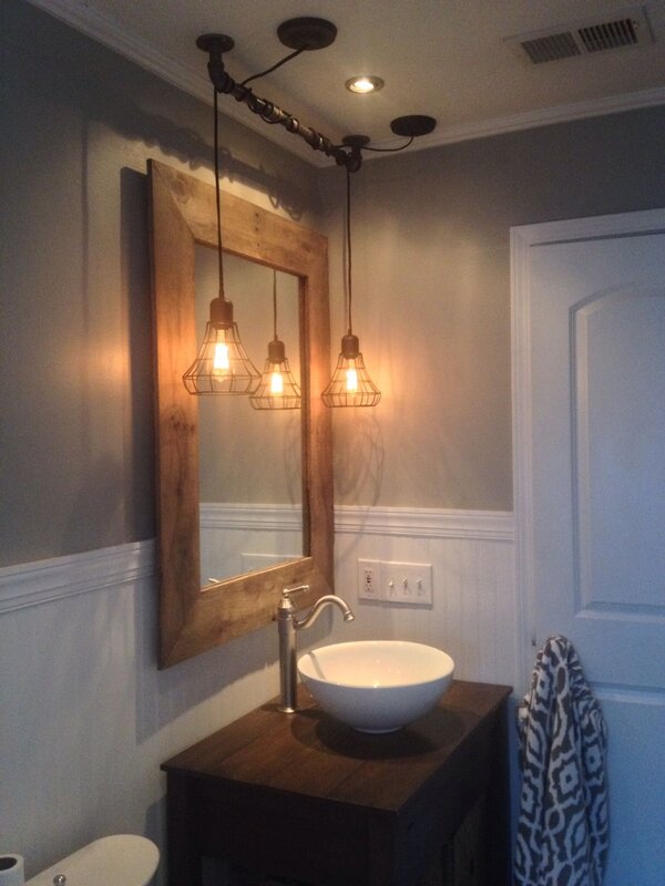 Light fixture for the bathroom