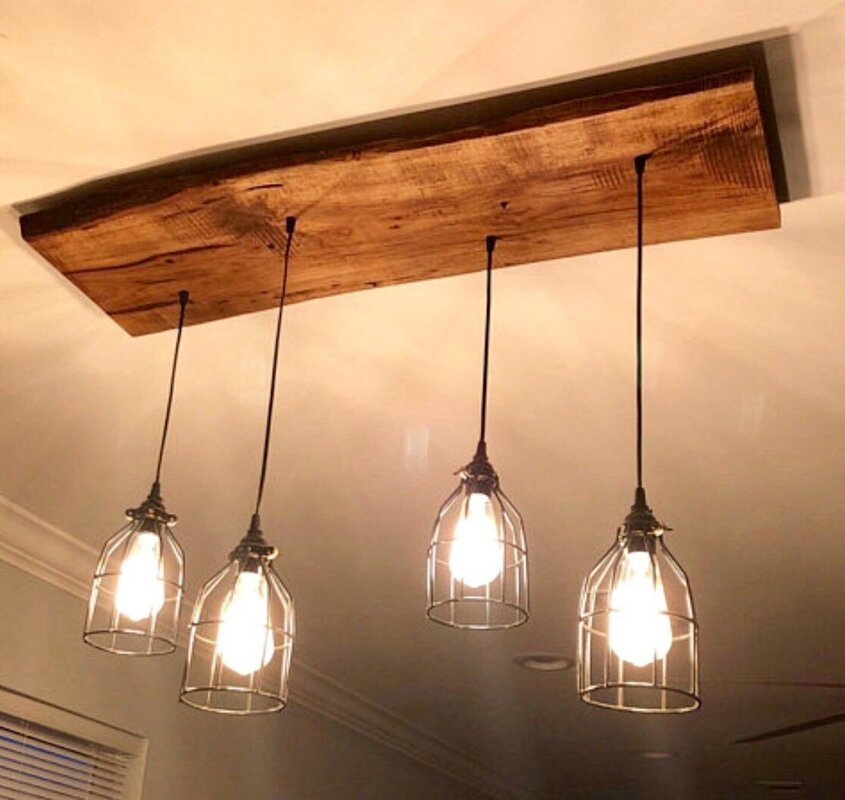 Rustic-style lamps