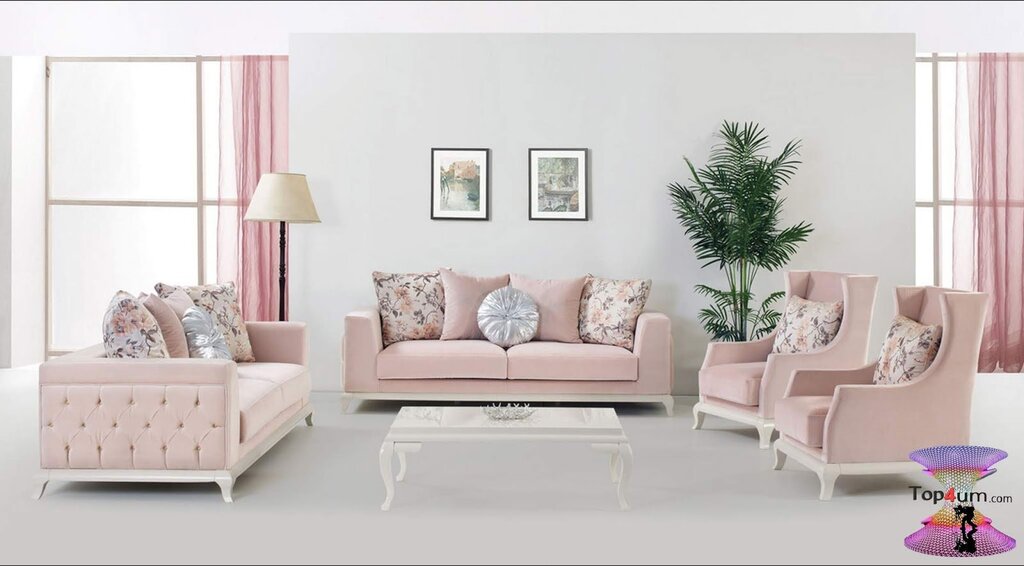 Light pink sofa