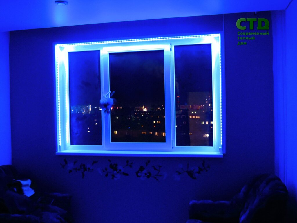 LED strip for the window