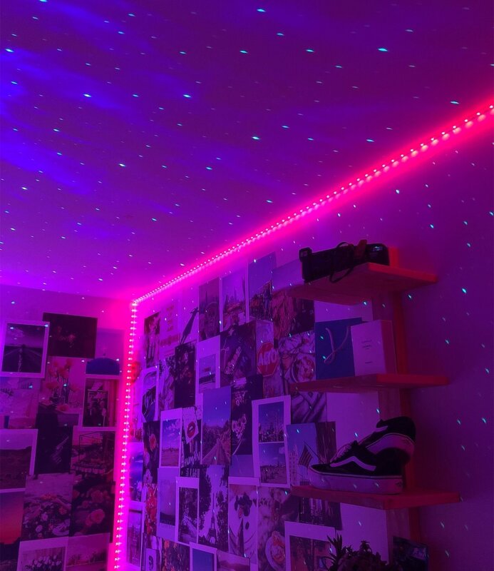 LED strip for the ceiling with a remote control 28 фото