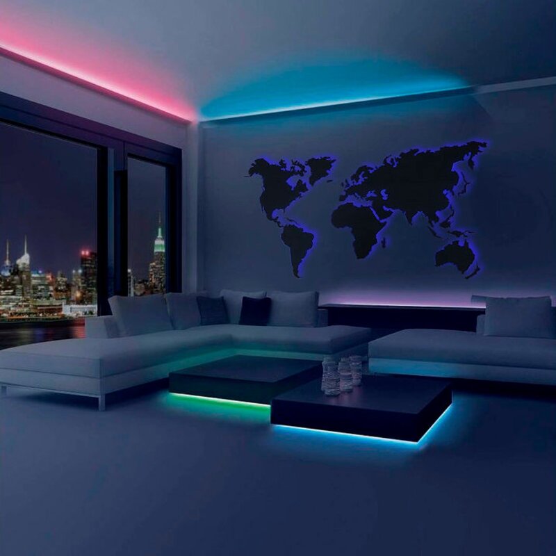 LED lighting in interior design