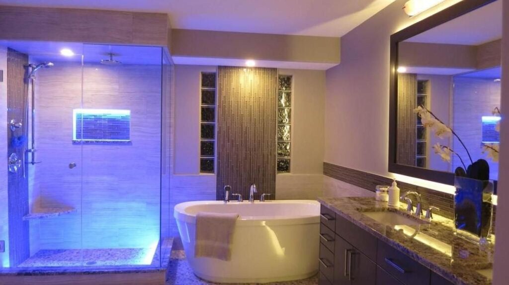 LED lighting in the bathroom