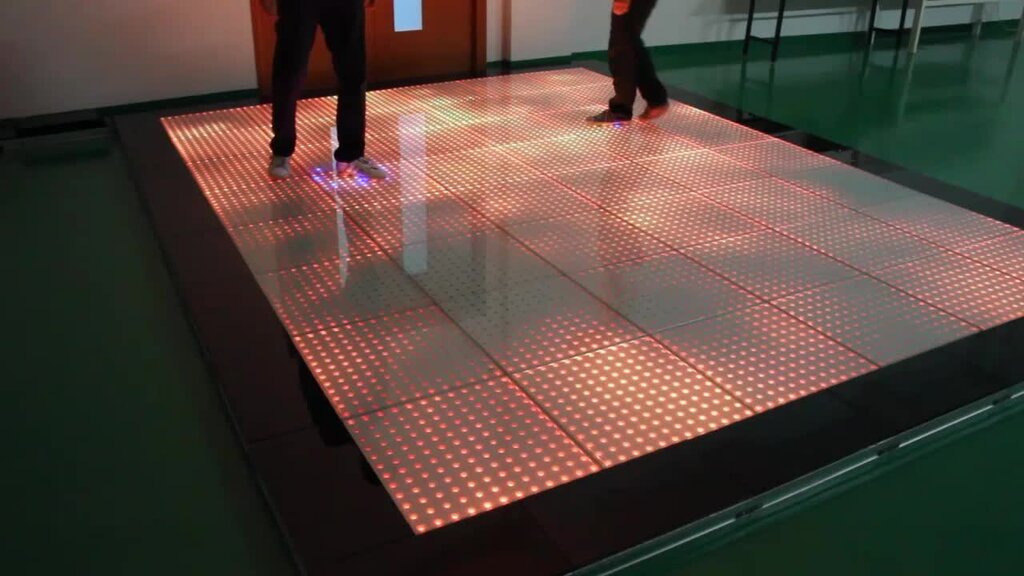 LED interactive floor