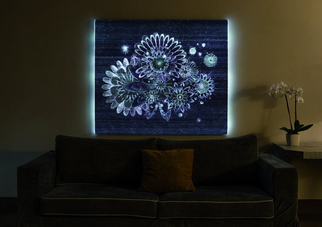 LED panel on the wall