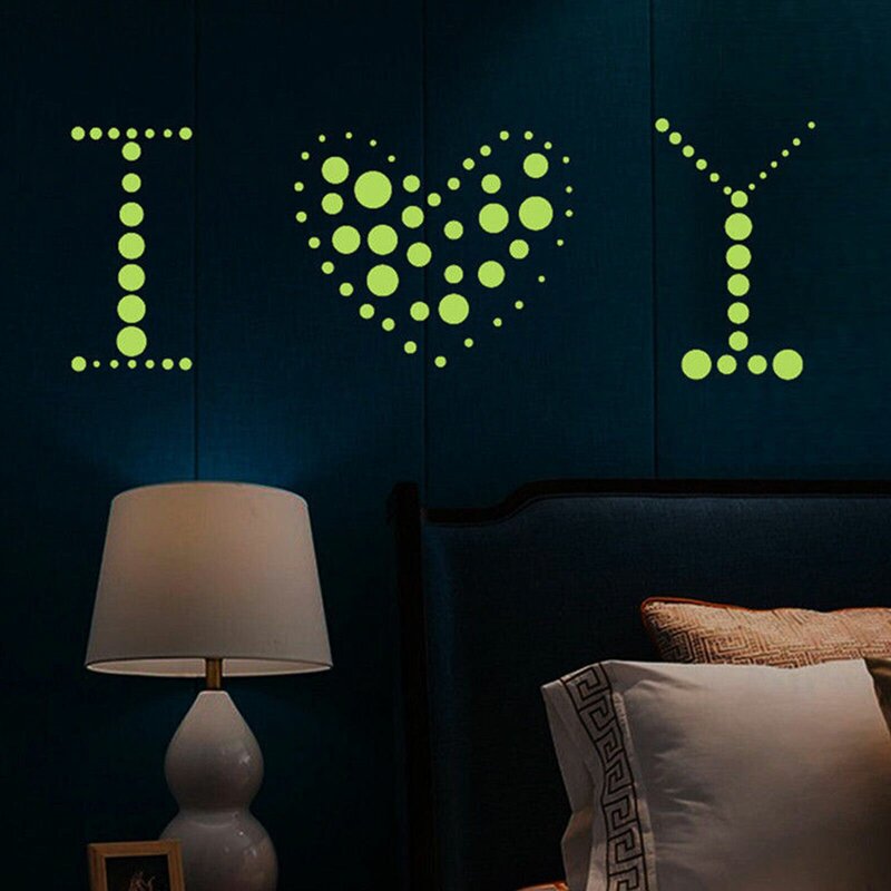 Glowing wall stickers