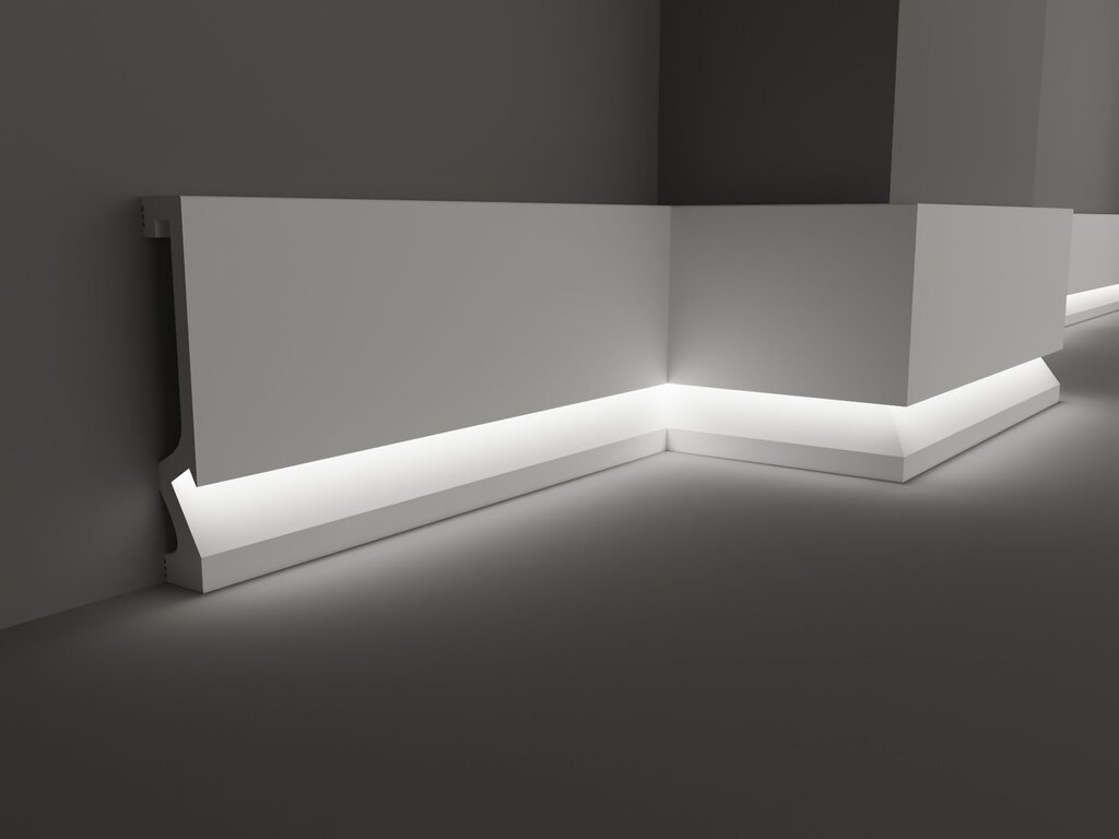 Illuminated baseboard