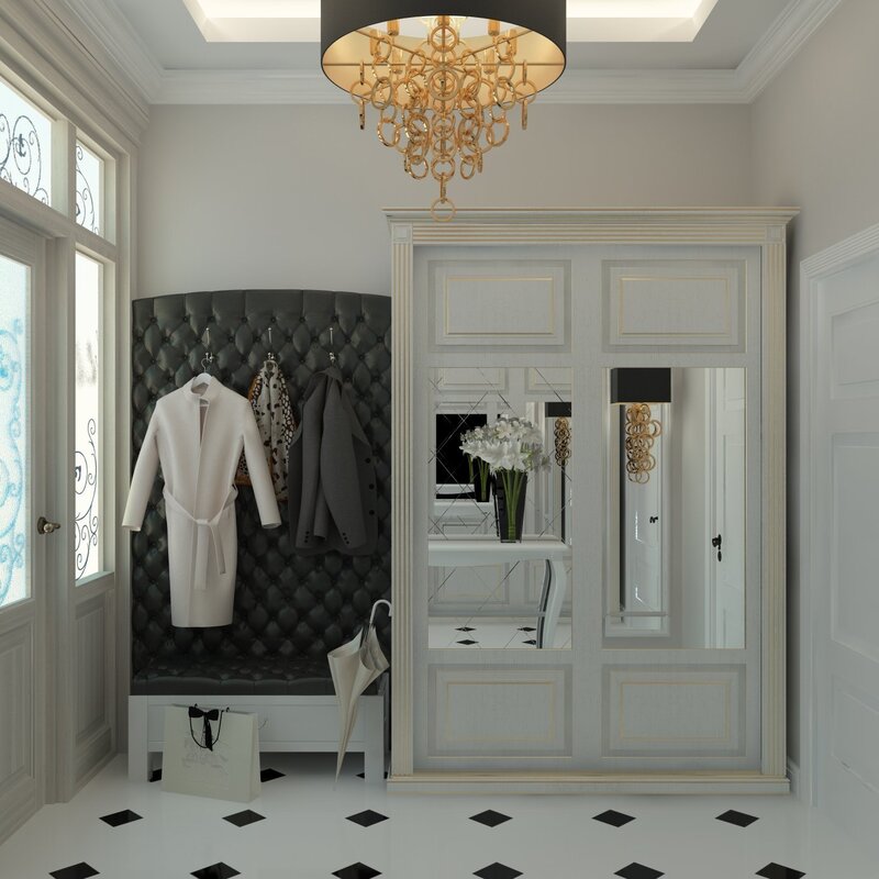 Vestibule foyer in a private house