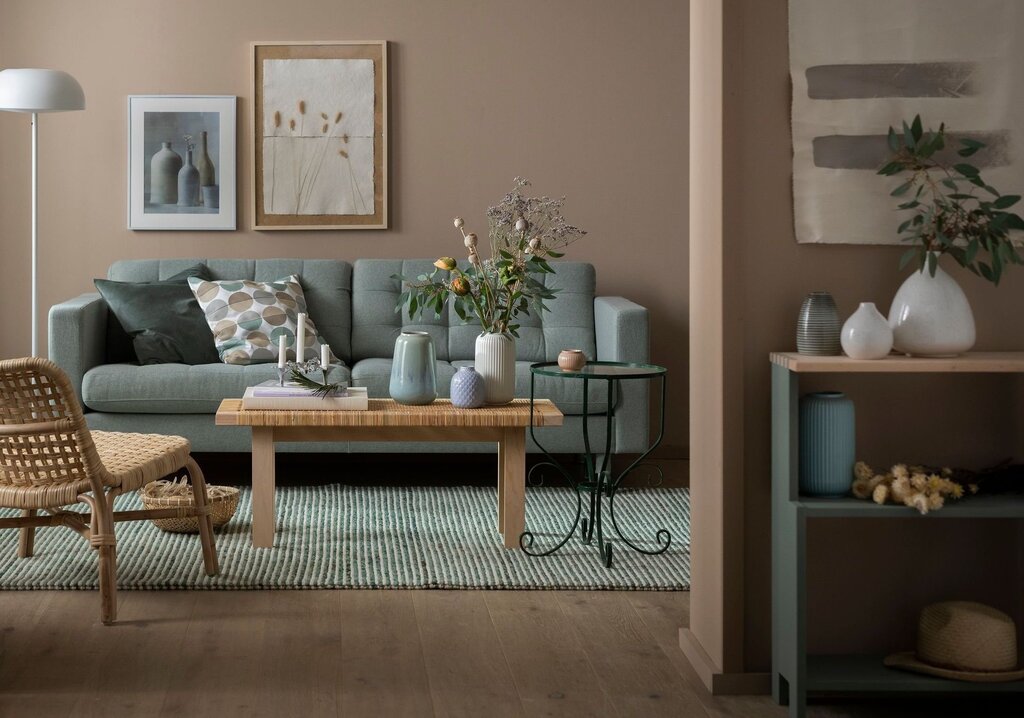 Taupe color in the interior