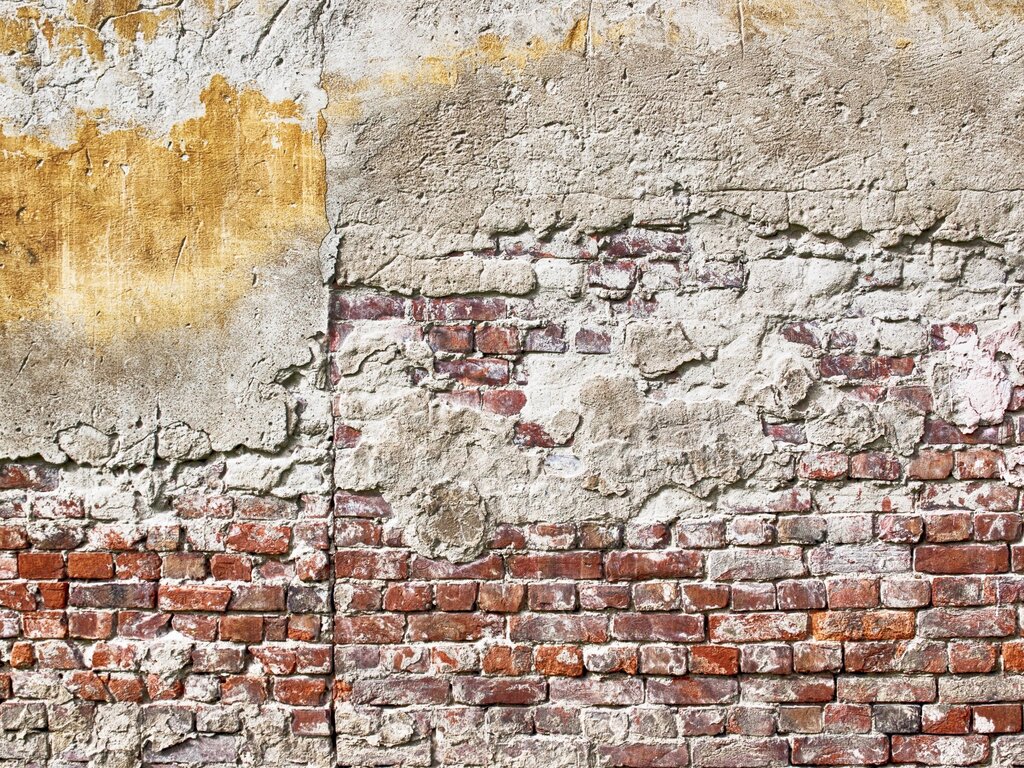 The texture of a shabby wall