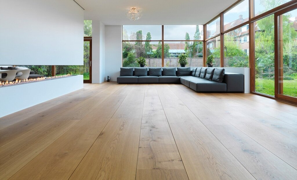 Warm wooden floor