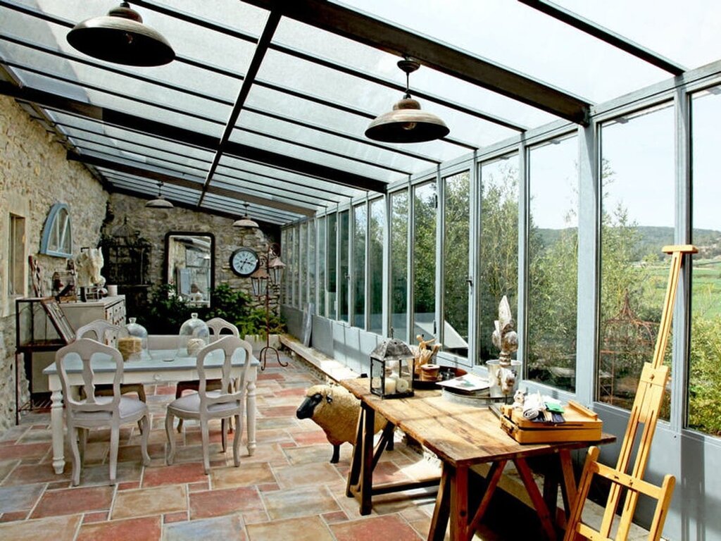 Loft-style terrace