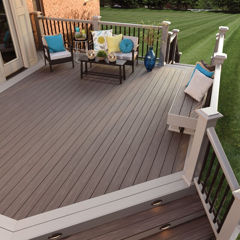 Decking board in the bathroom