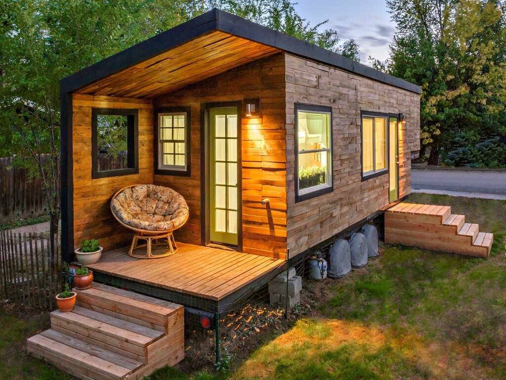 Tiny House with a terrace