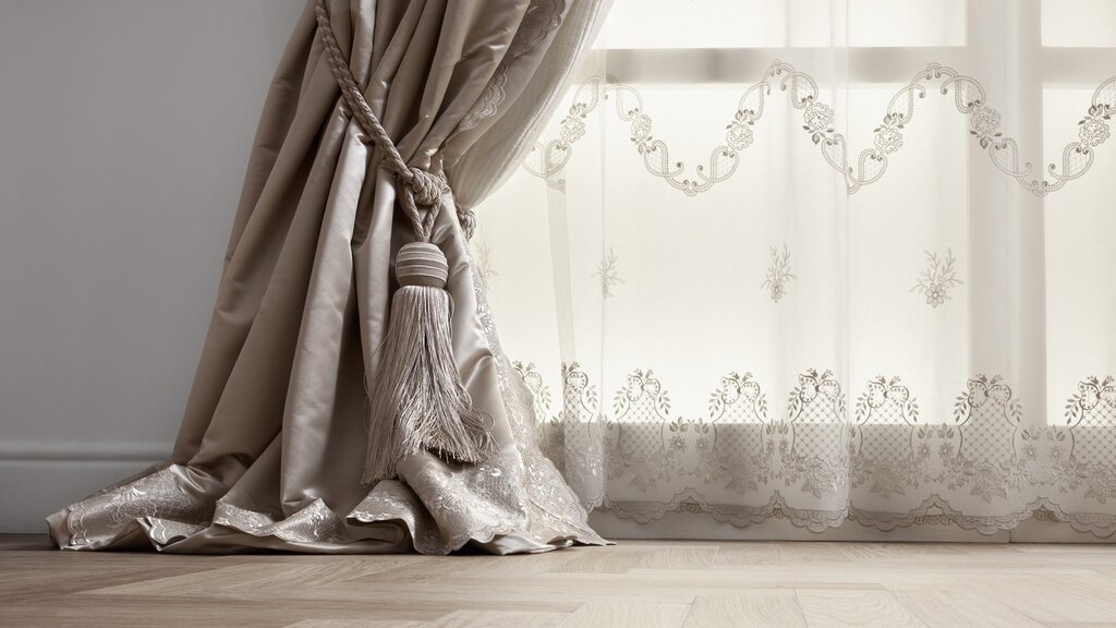 Curtain fabric tulle