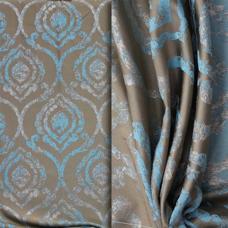 Jacquard curtain fabric