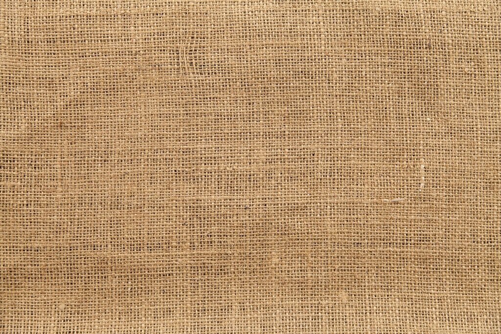 Burlap fabric for the sofa